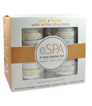 BCL Spa Milk & Honey  with White Chocolate 4 Step Starter Kit