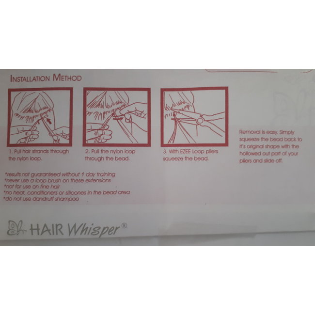 HairWhisper E-Zee Loop 18" Rainbow