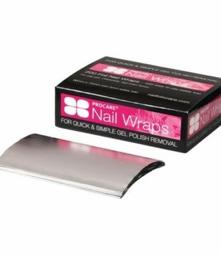 Procare Nail Foil Wraps  96mm x 70mm 200pk