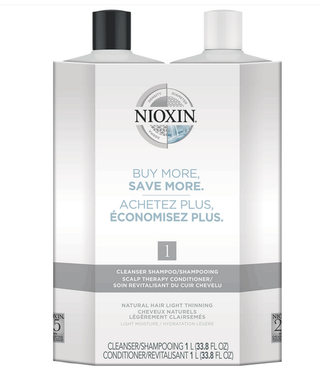 Nioxin System Duo No 1 Lt Shampoo/Conditioner