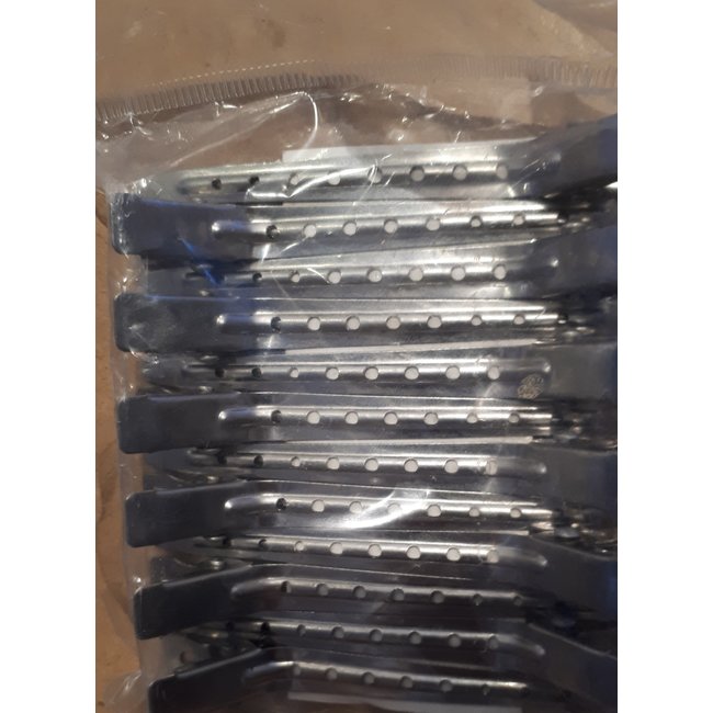 HairWhisper Silver Hair Clip Pk 12