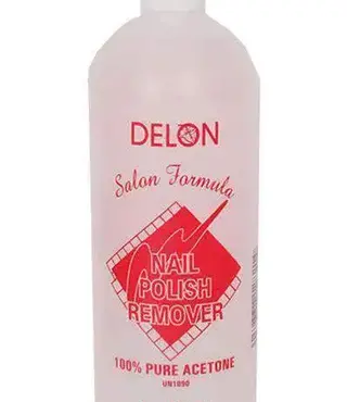 Delon Nail Polish Remover 100% Pure Acetone 1Liter