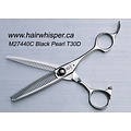 HairWhisper Black  Pearl Thinning Scissors with teeth on both blades