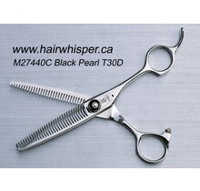 Black  Pearl Thinning Scissors with teeth on both blades