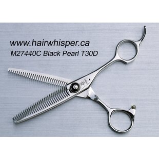 Black  Pearl Thinning Scissors with teeth on both blades