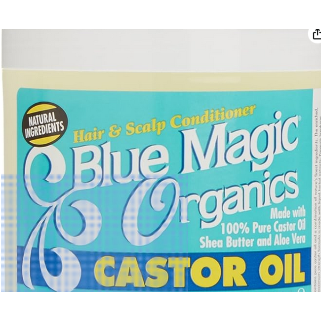Natural hair styles Blue Magic Originals Castor Oil 340g/12oz