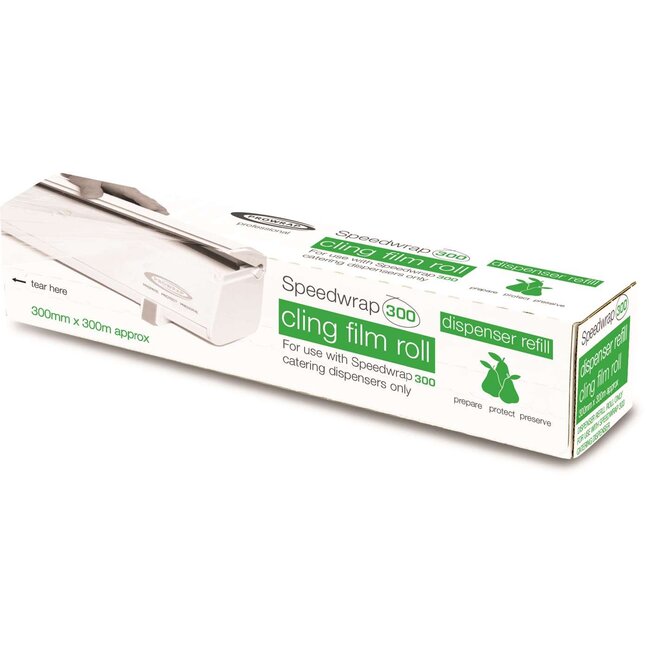 Procare UK Procare Cling Film 300m (for use with speed wrap 300 Catering despensers only)