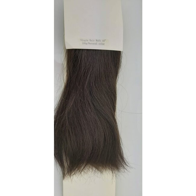 HairWhisper VIRGIN Raw 10" WEFT 100g  100% Human Hair Double Drawn