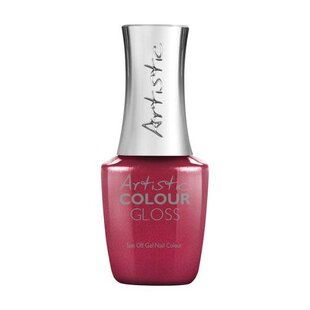 Artistic Nail Design Colour Gloss Soak Off Nail Gel Falling In Lust-er 15ml