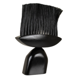 WOODEN HANDLE WITH BLACK NYLON BRISTLES
