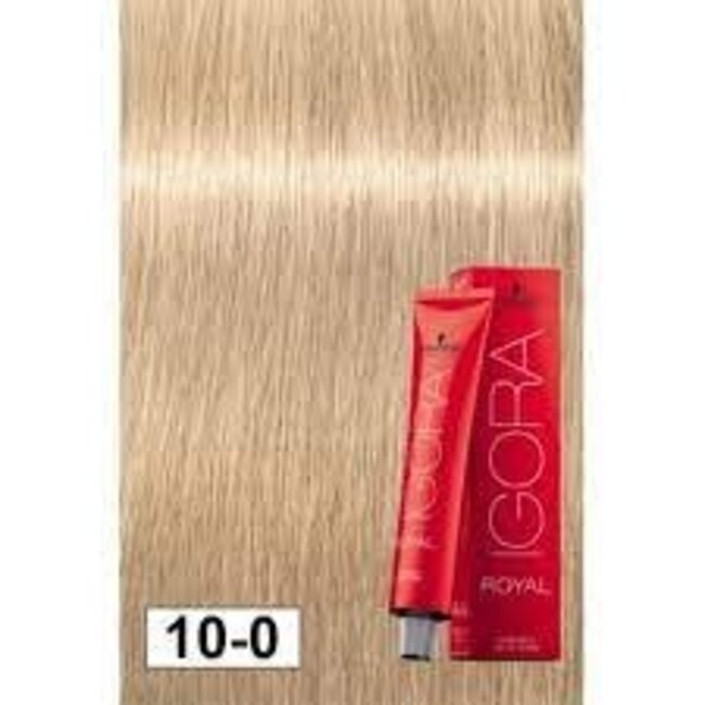 Schwarzkopf Schwarzkopf Igora Royal Highlift 60g 10-0 Ultra Light Blonde