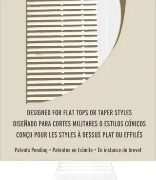 Wahl White Flat Top Comb