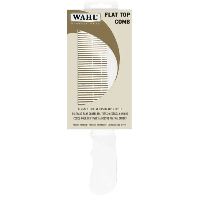 Wahl White Flat Top Comb