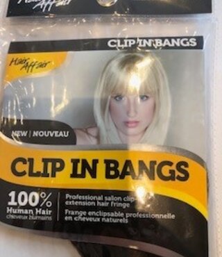 Hair Affair Clip-in Bang 100% Human Hair