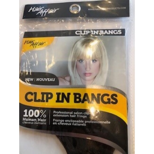 Hair Affair Clip-in Bang 100% Human Hair