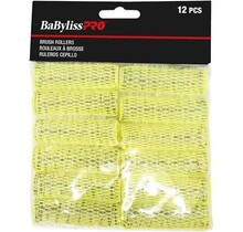 Mesh Rollers 17.5 mm  Yellow 12pkg