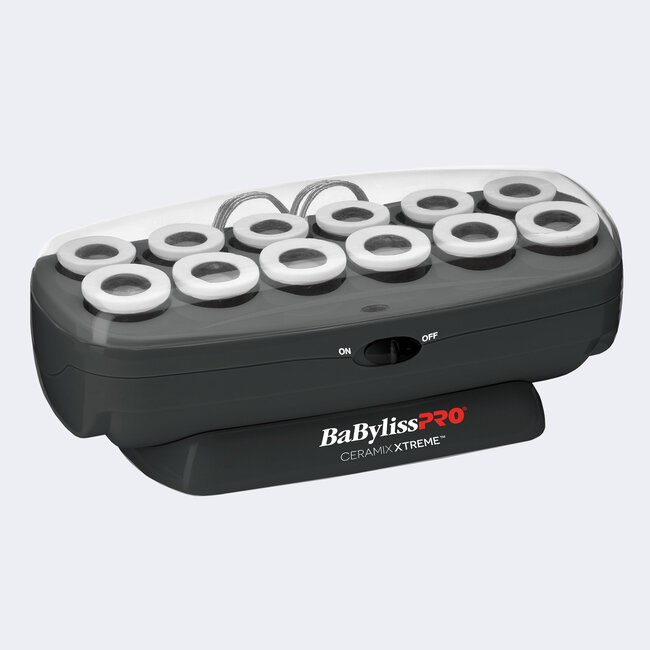 BABYLISSPRO Ceramic Hairsetter 12 Hot rollers (6 Large /6 Jumbo)