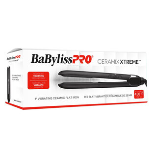 BabylissPro Vibrating Ceramic Flat Iron 1" PLATE