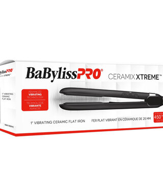 BabylissPro Vibrating Ceramic Flat Iron 1" PLATE