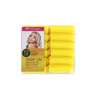 Magic Gold Foam Rollers Medium 3/4" 12pk