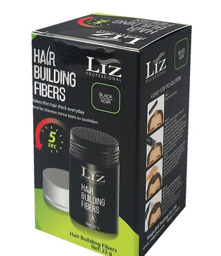 LIZ Proffesional Hair Building Fibers Black 22g