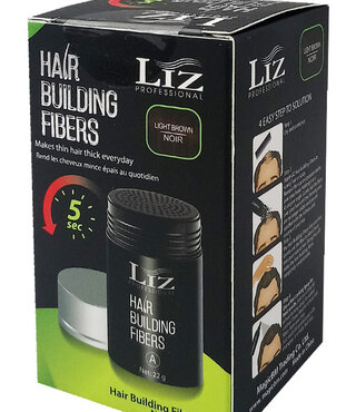 Liz Hair Building Fibers Light Brown 22g