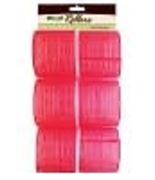 Magic Gold Velcro Rollers Red 77  mm 4pcs