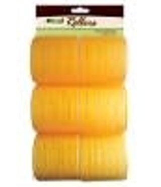 Magic Gold Velcro Rollers  Yellow 65  mm 4pcs