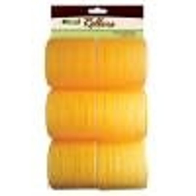 Magic Gold Velcro Rollers  Yellow 65  mm 4pcs