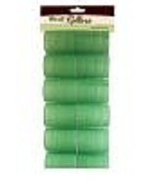 Magic Gold Velcro Rollers 21mm Green 8pcs