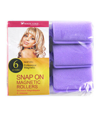 Magic Gold Foam Rollers Jumbo 1 1/2" 86pk Purple