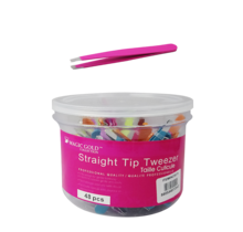 Straight Tip Tweezers (1Pair)