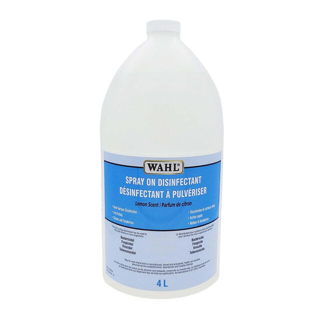 Wahl Spray on Disinfectant 4l Refill Bottle