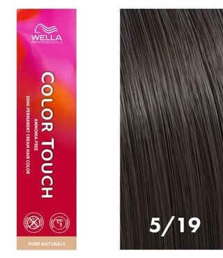 Wella Color Touch 5/19 Light Brown Ash 2oz