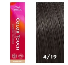 Wella Color Touch 4/19 MED Brown /Ash 2oz