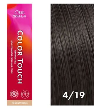 Wella Color Touch 4/19 MED Brown /Ash 2oz