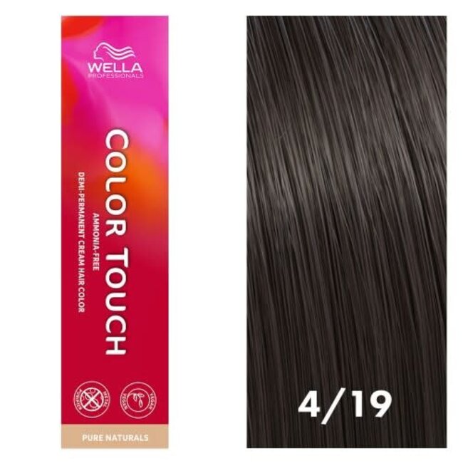 Wella Wella Color Touch 4/19 MED Brown /Ash 2oz