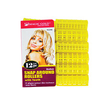 Snap-Around Teeth Roller 12pc  3/4" ( Yellow)