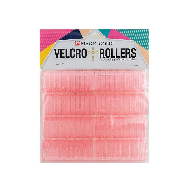 Blue Magic Velcro Rollers Pink 24mm 8pc