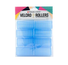 Magic Gold Velcro Rollers 28mm Blue 8pcs