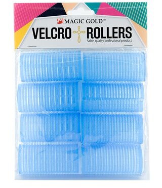 Magic Gold Velcro Rollers 28mm Blue 12pcs