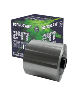 Procare Premium Foil S-Wide Silver 24*7  Refill Roll 120mm X 450mm