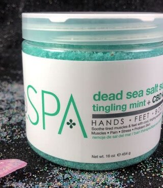 BCL SPA DEAD SEA SALT SOAK MINT&CBD 16OZ