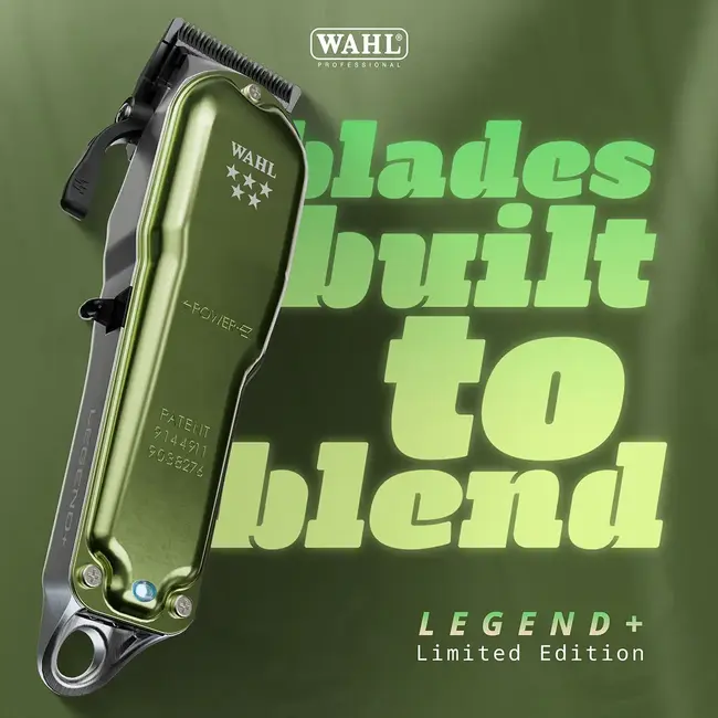 Walh Legend+ Lithium Cordless Clipper Green