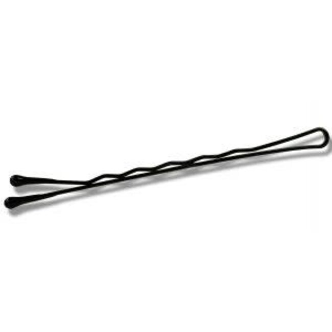 Flair Jumbo Bobby Pins Crimp 2 3/4 " Brown 1/2 Pound Box