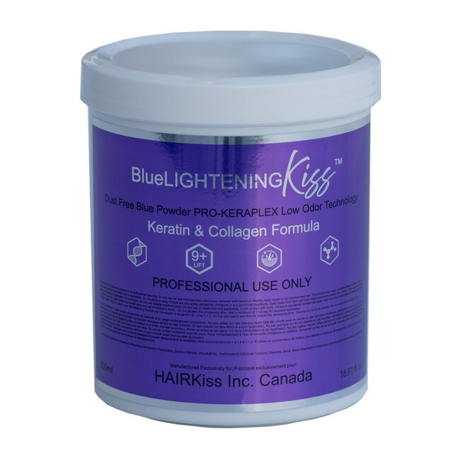 BlueLIGHTENING Kiss Dust Free Blue Powder 9+  500ml
