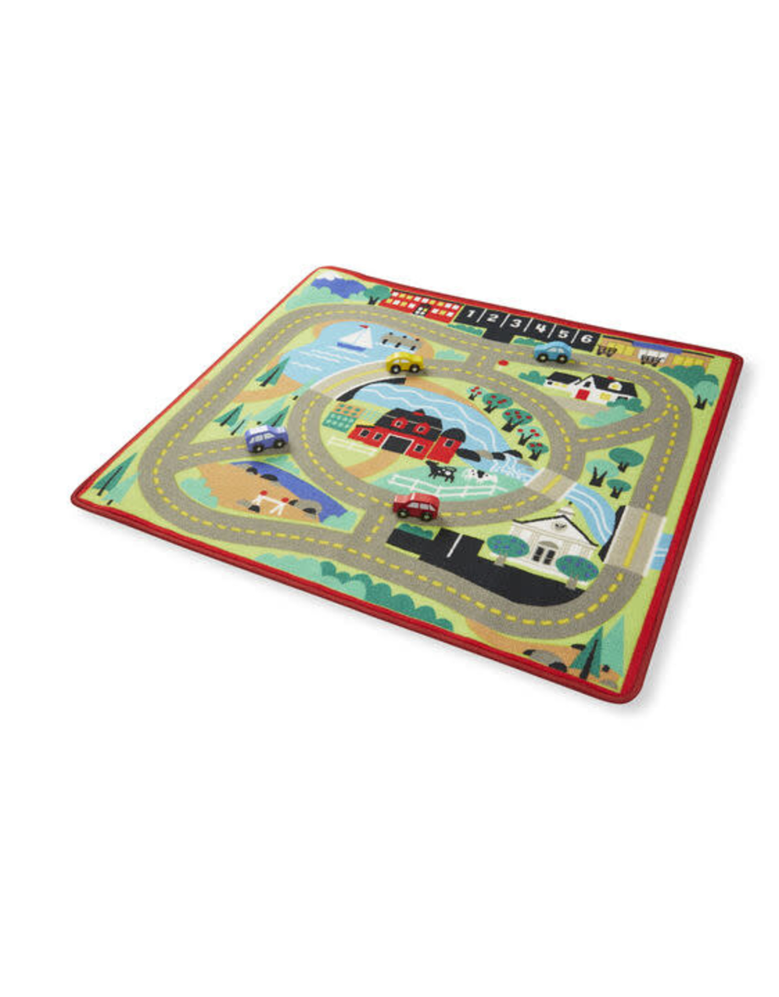 melissa & doug round the town road rug