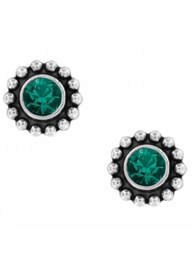 Twinkle Mini Post Earrings Emerald