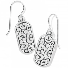 Brighton Contempo Token Tag French Wire Earrings