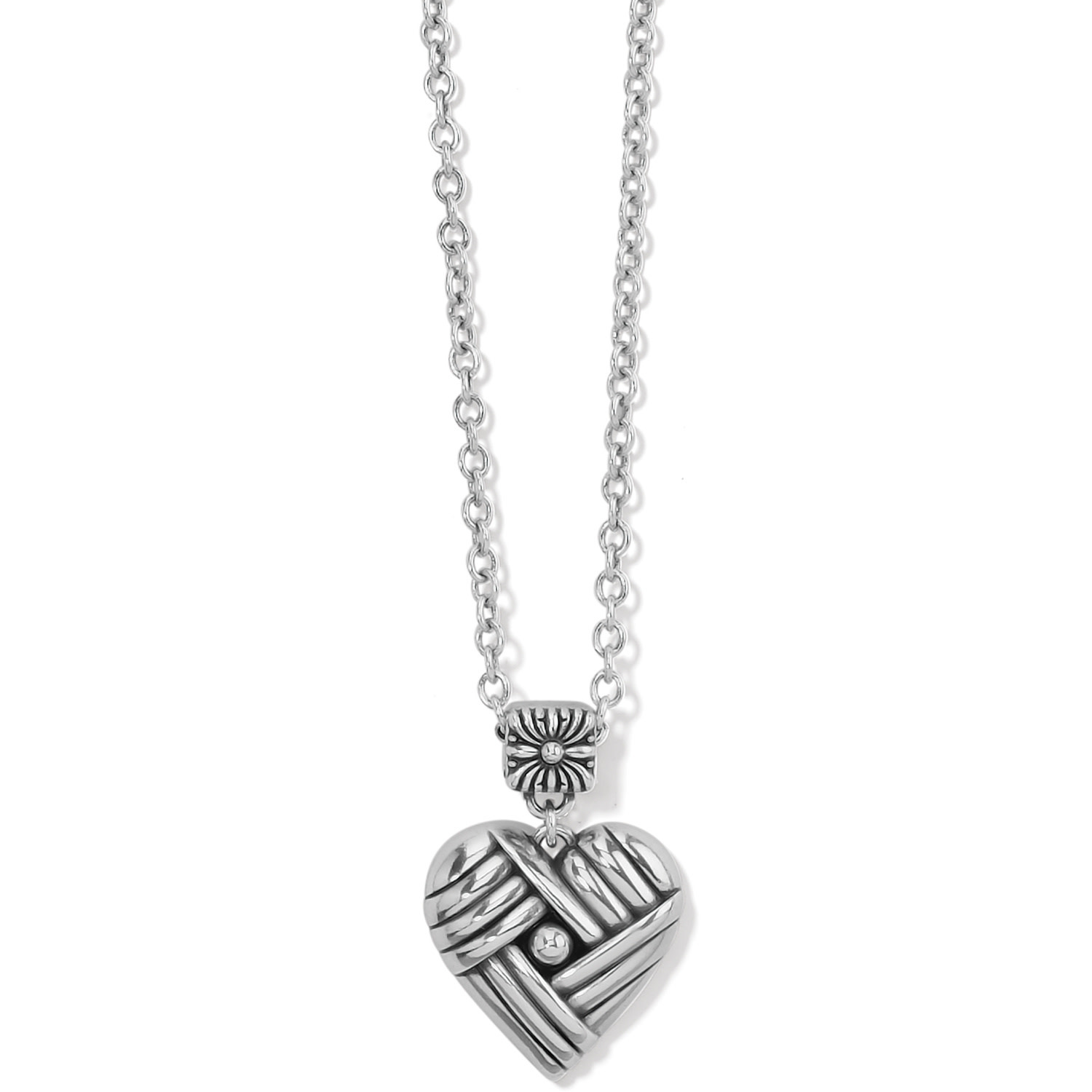 Brighton Ophelia Heart Leather Necklace – The Added Touch